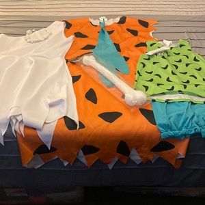 Flinstone a Halloween Family Bundle Costumes